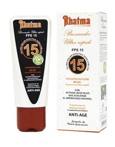 Bronceador Ultra-rápido SPF-15 100ml