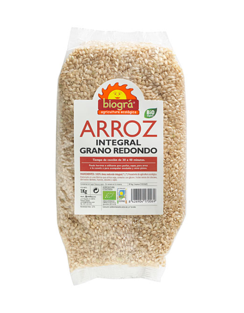 Arroz Integral Redondo 1 kg