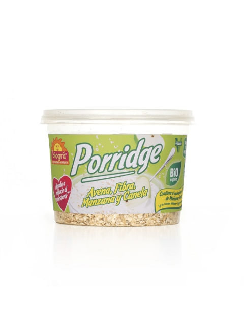 Bio-Porridge de Avena con Manzana y Canela