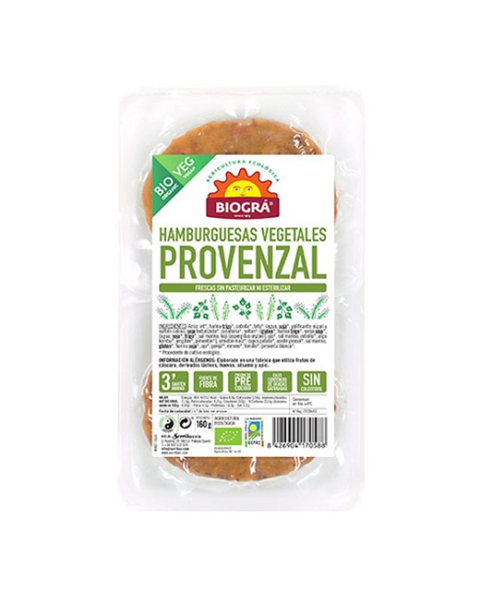 Hamburguesa vegetal Provenzal