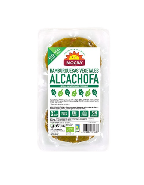 Hamburguesa vegetal de Alcachofa