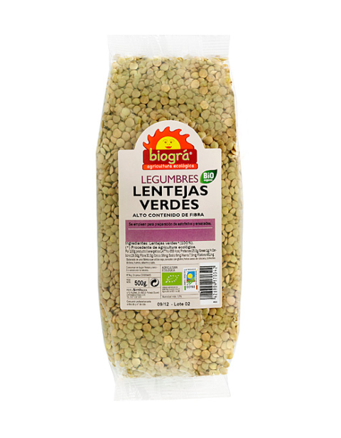 Lentejas Verdes 500g