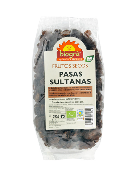 Pasas sultanas (Sin hueso)