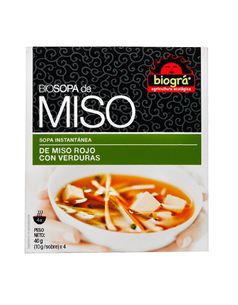 Sopa Miso con verduras