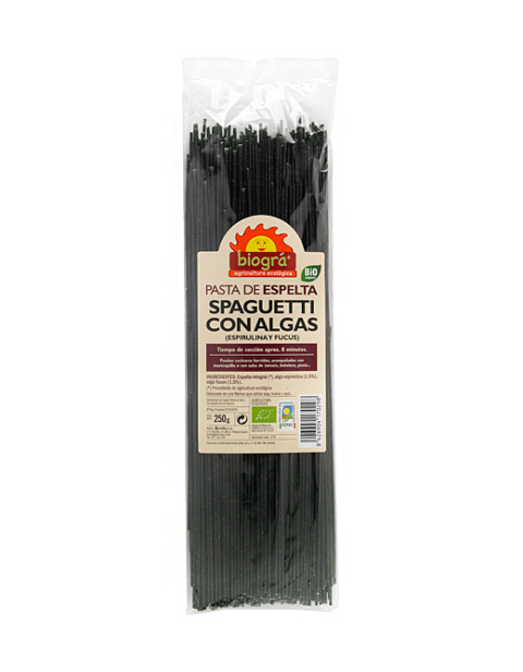 Spaguetti con Algas (Espirulina y Fucus)