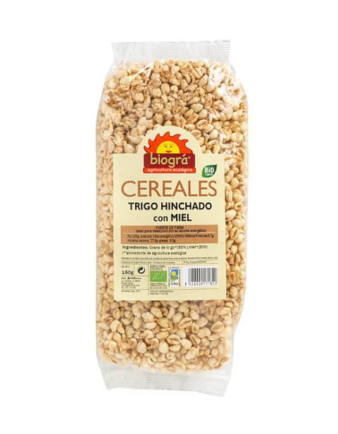 Trigo hinchado con miel 150g
